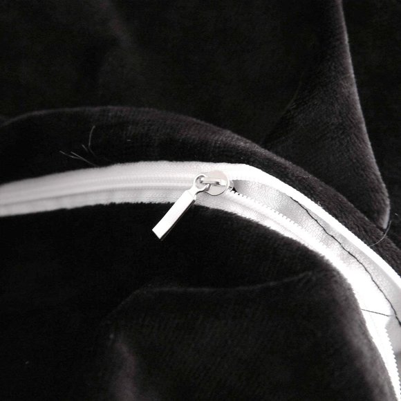 👑 Black Queen Faux Fur Comfy Plush Shaggy Duvet Cover Set Luxury Soft Velvet - Picture 6 of 6